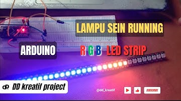 membuat lampu sein running menggunakan arduino