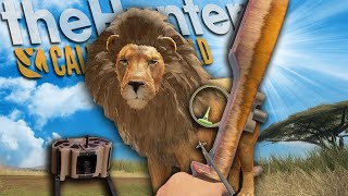 THIS WAS INTENSE! Hunting lions With The New Electronic Caller & Takedown Bow! Call of the wild