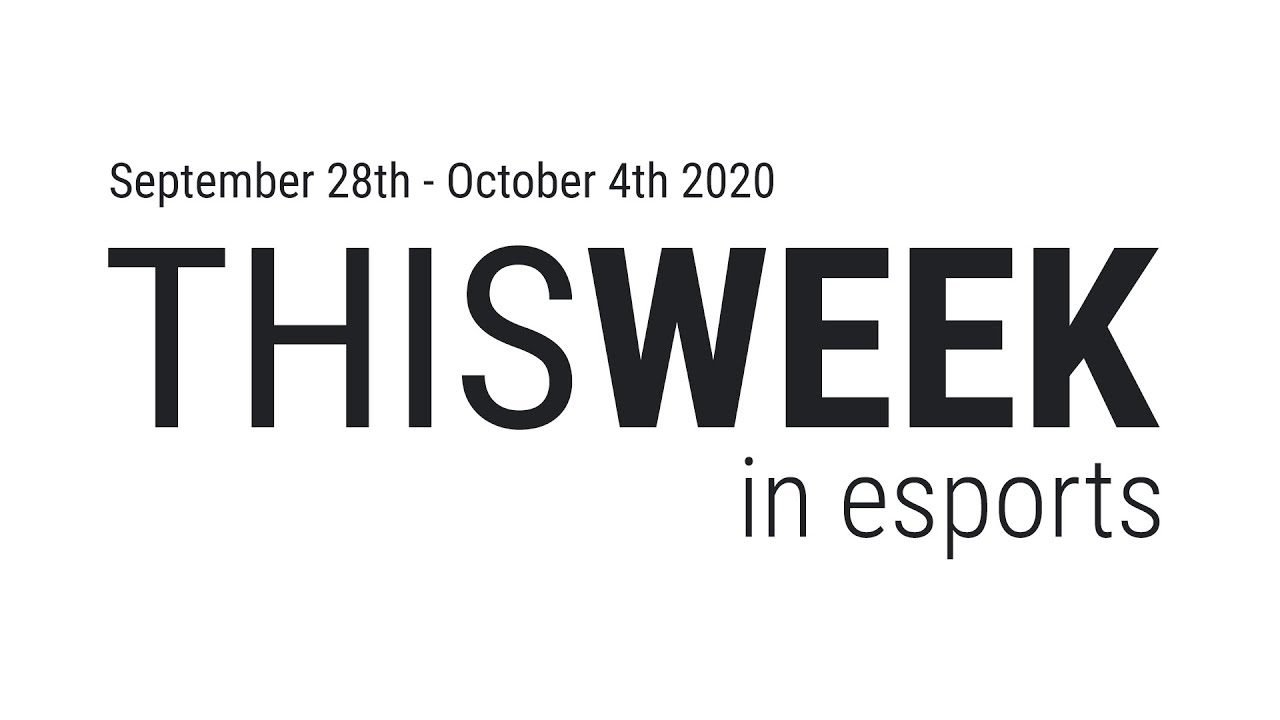 This Week in Esports with Mark Cai : September 28th-October 4th - esportsbiz