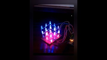 Arduino 3×3×3 Led Cube | #kenztechshorts