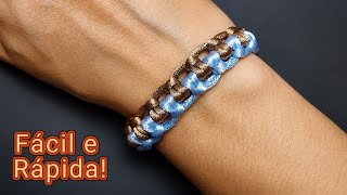 Macrame Bracelet - Pulseira Macrame Fácil e Rápida Passo a Passo 