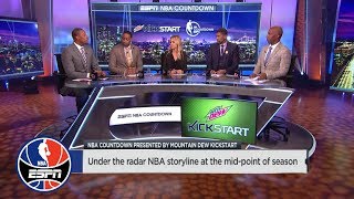 The nba countdown crew discussed storyline flying under radar at
mid-point of season, including clippers' lou williams. ✔ subscribe
to es...