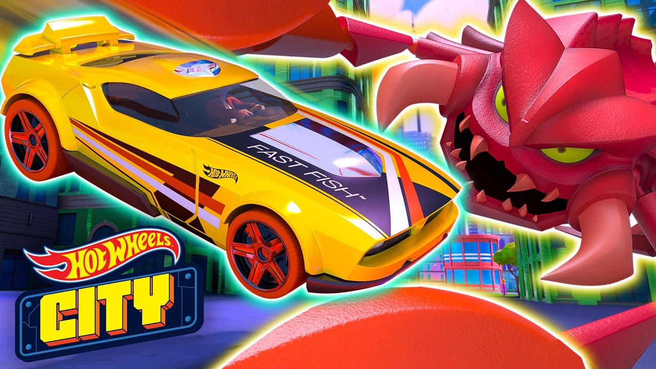 Le Avventure Più Epiche di Hot Wheels City! 🏁🦈🔥 | Compilation Speciale