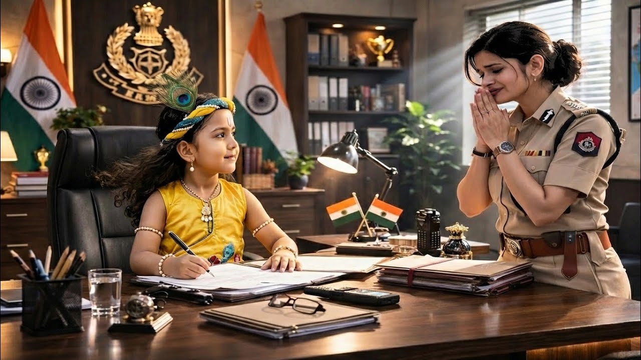 कान्हा के दर्शन से भावुक हुई अधिकारी | ऑफिस में हुआ चमत्कार | Yashomati Maiyaa Ke Nandlala