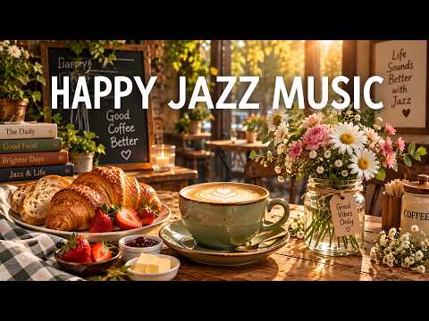 Happy Jazz Music ☕ Bossa Nova background for Happy Moods, Stress