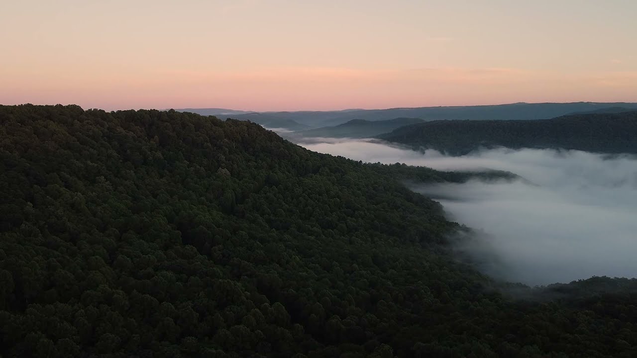 West Virginia Mountains Drone Footage