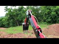 Harbor Freight Towable Backhoe Trencher setup and review 2