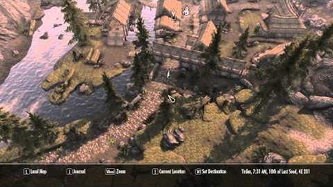 TESV Skyrim - World Map in Full 3D