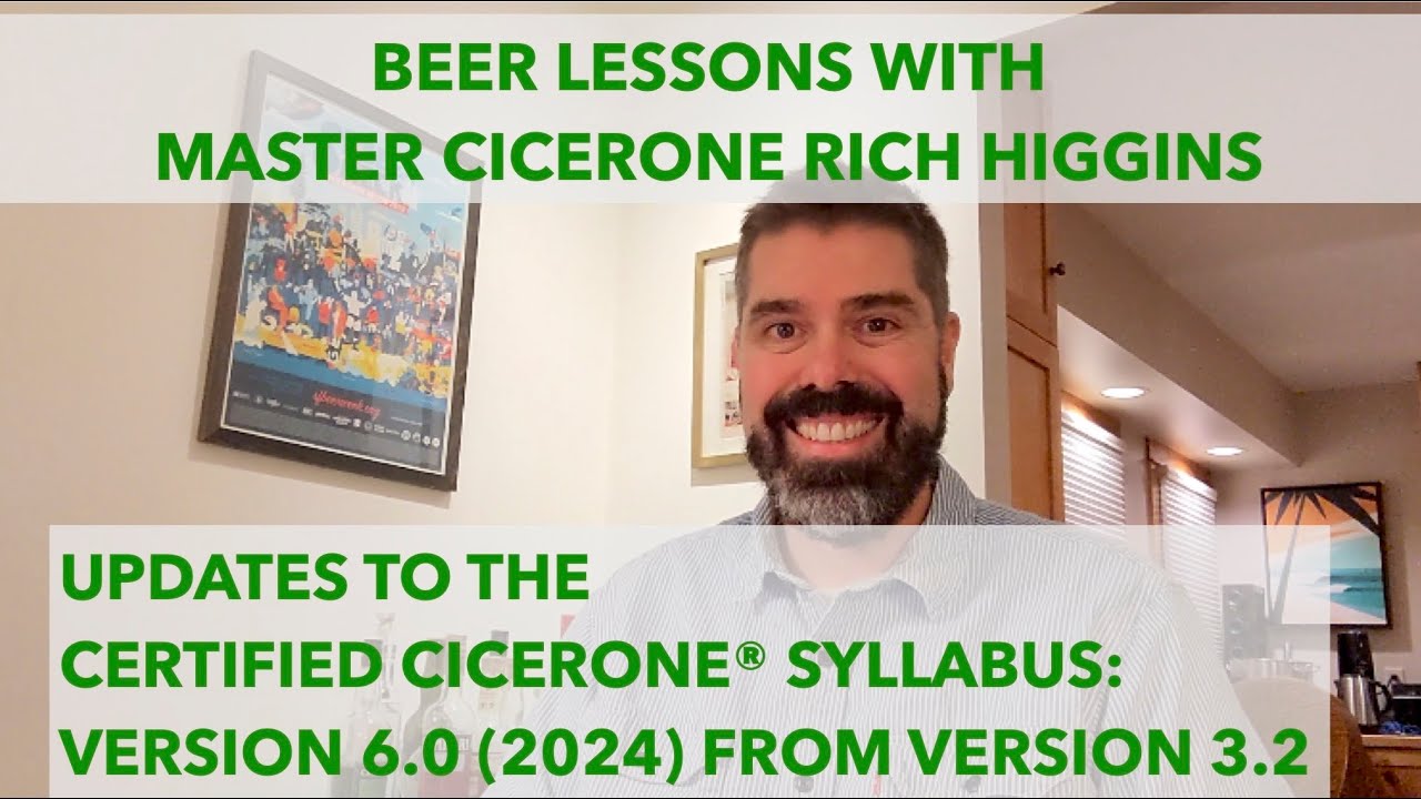 Learn the Updates to Certified Cicerone Syllabus Ver 6 - FREE - YouTube