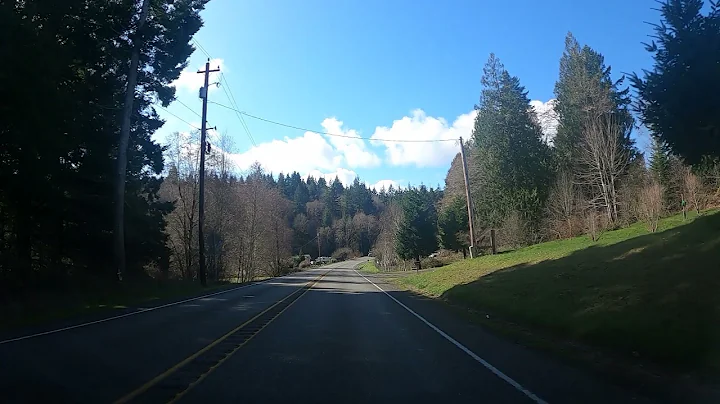 Driving from Shelton to McCleary, Washington