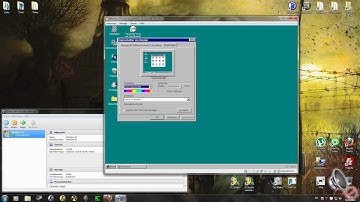 Oracle VM Virtualbox - Windows 95 Grafik