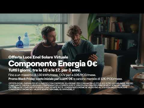 Enel Solare Virtuale – Promo Black Friday