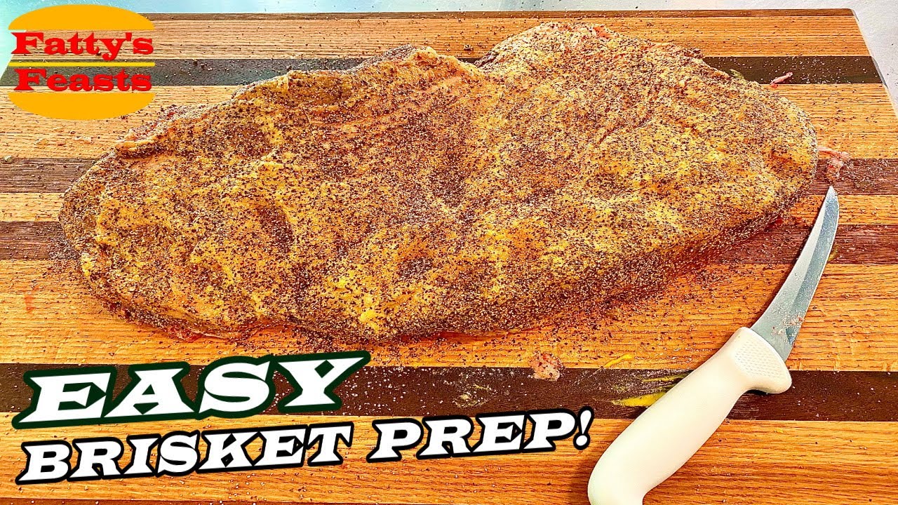 HOW TO SMOKE A BRISKET PART 1 Trimming & Seasoning Fatty's Feasts