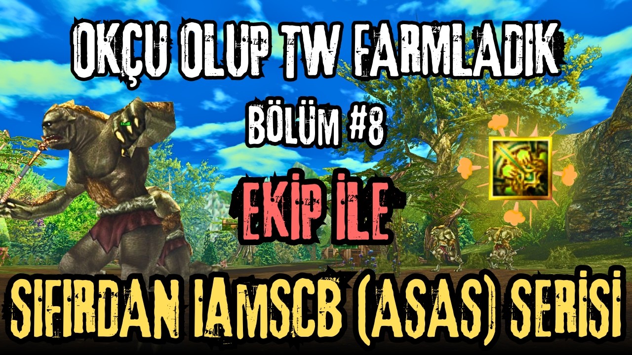 OKÇU OLDUM TROLL WARRIOR FARMI ATTIK! | SIFIRDAN IamSCB SERISI #8  