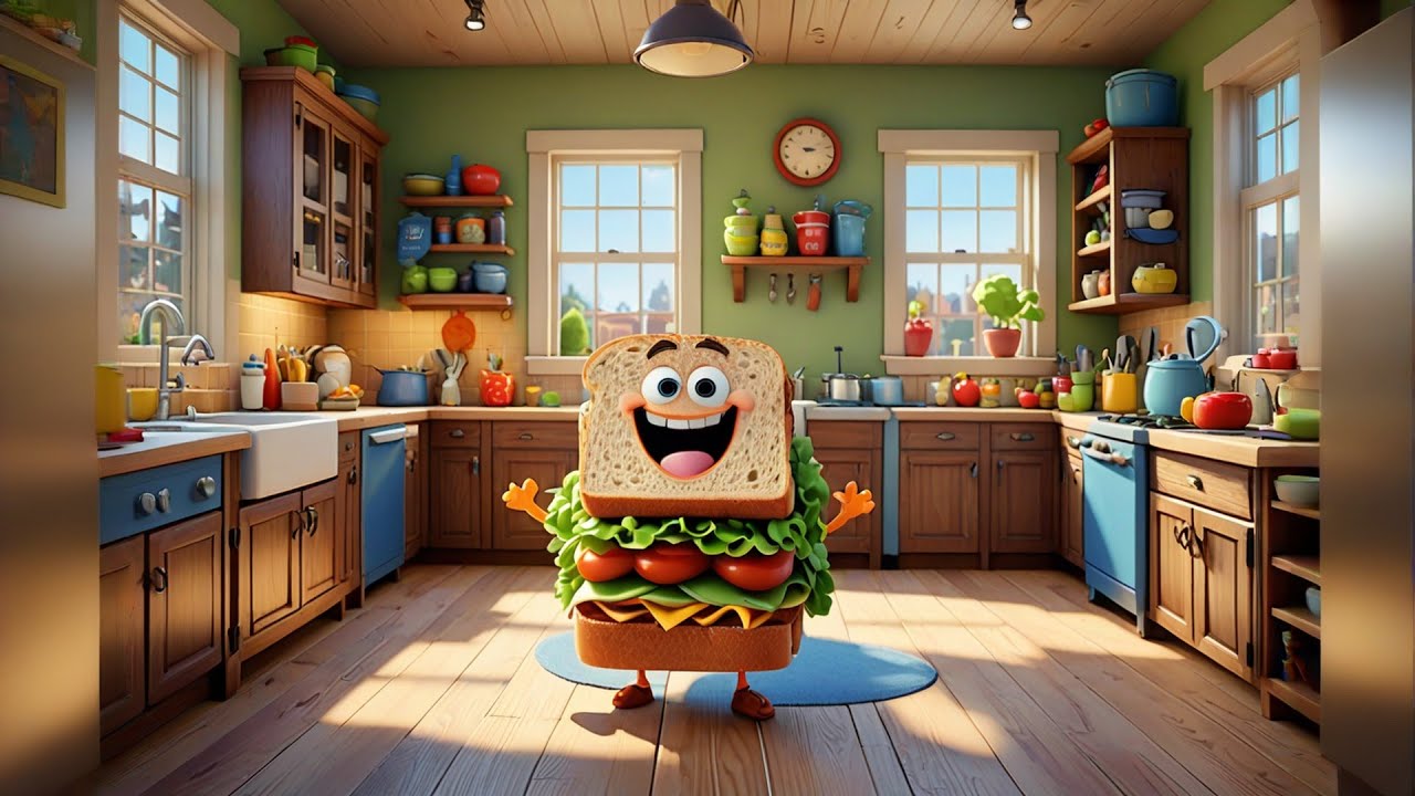 My Sandwich Started Dancing 🥪💃 | Fun Silly Song & Movement Rhyme for ...