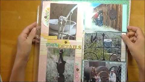 Scrapbook Layout Month in Review for May