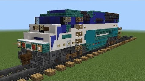 Minecraft Coaster EMD F59PHI (Credit By CraftyFoxe)