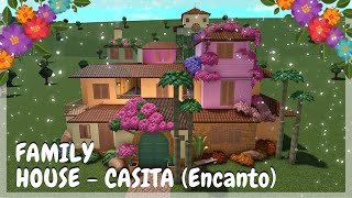 Family House Casita (Disney Encanto) Speed Build | Bloxburg Roblox