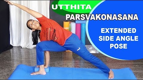 Utthita Parsvakonasana  (Extended Side Angle Pose) Modifications & Variations  With Gangothri Yogini