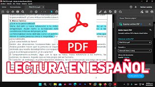 Hacer que tu PDF lea por ti en español | Configuración de Pdf lectura en voz alta screenshot 3