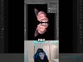 Create a Butterfly Water Reflection in Photoshop | Beginner vs Pro #shorts #photoshop