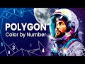 Polygon Paint Color by Number by Severex IOS Gameplay 