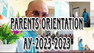 PARENTS SCHOOL ORIENTATION FOR SY- 2023-2024 || TENGGOY AGOY VLOGS