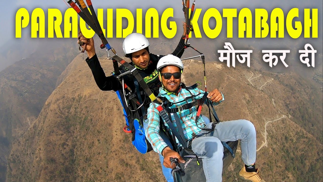 MY SELFIE STICK BROKEN IN FIRST PARAGLIDING 😥/PARAGLIDING IN KOTABAGH / MBT VLOGS