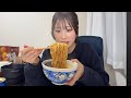 文龍ラーメンを食べてお酒を飲むだけの生配信
