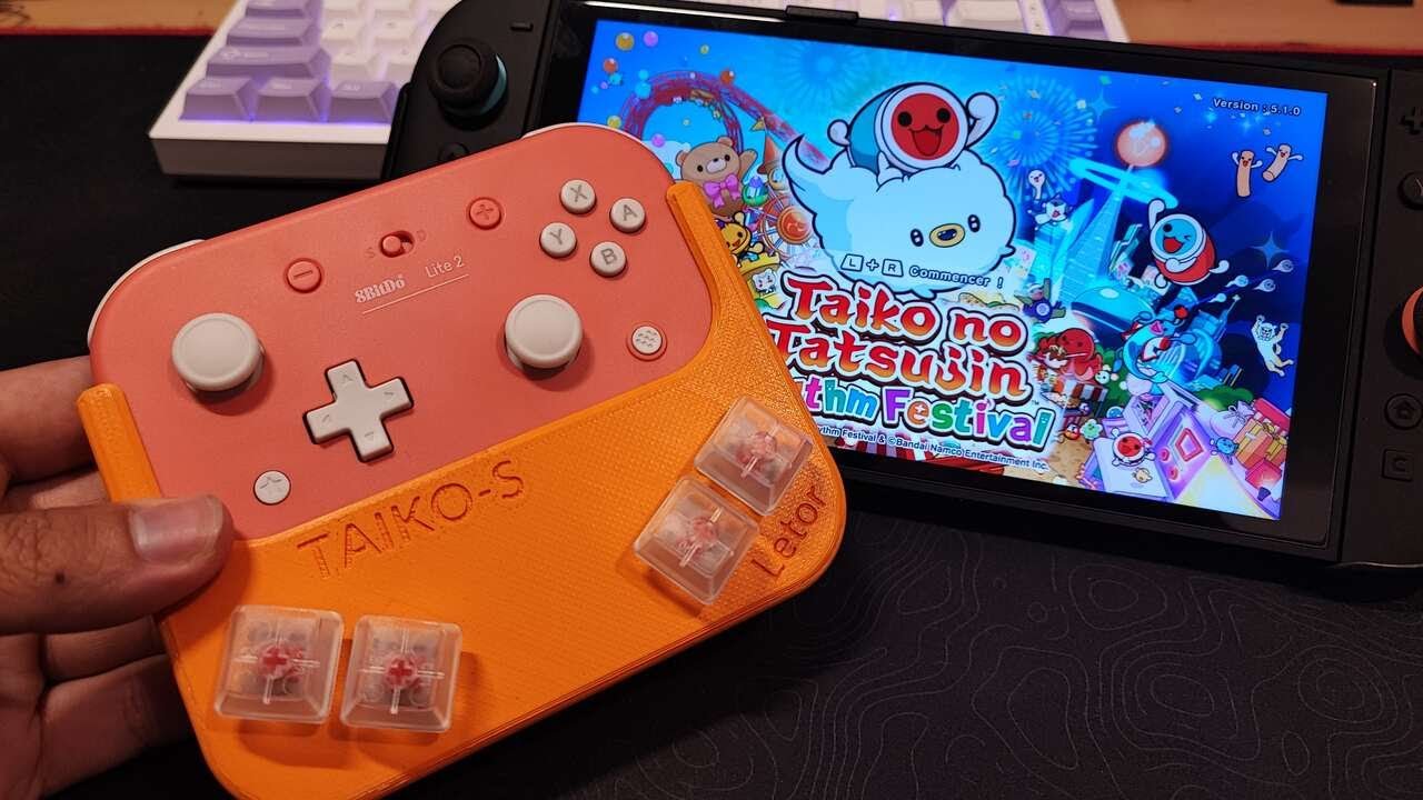Custom Taiko Controller / Keypad for Taiko on Switch