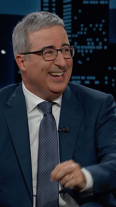 John Oliver on Stephen Colbert winning the Emmy… #Kimmel
