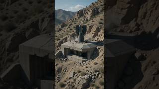 B-2 Stealth Bomber Strike Enemy Underground Hilly Bunker with Bunker Buster Bomb ... #shorts