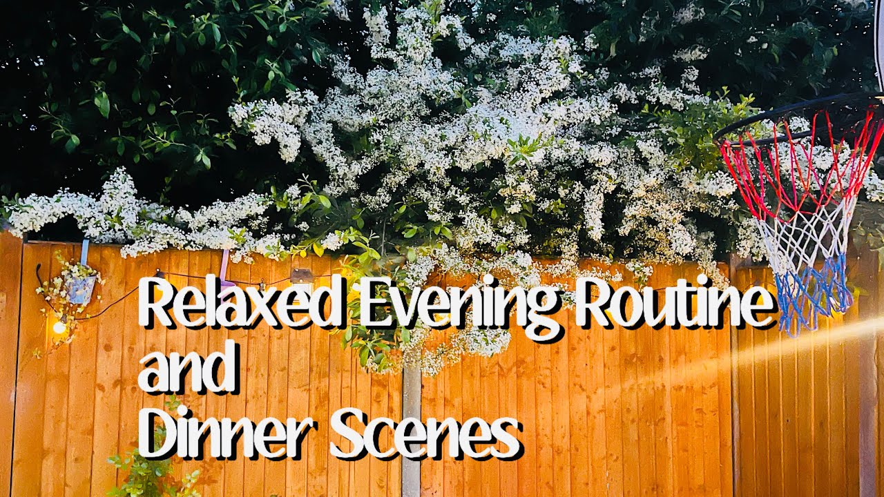 Dinner Evening Routine Relaxed Evening Routine|| Easy Fried chicken curry|| Dinner Scenes ...