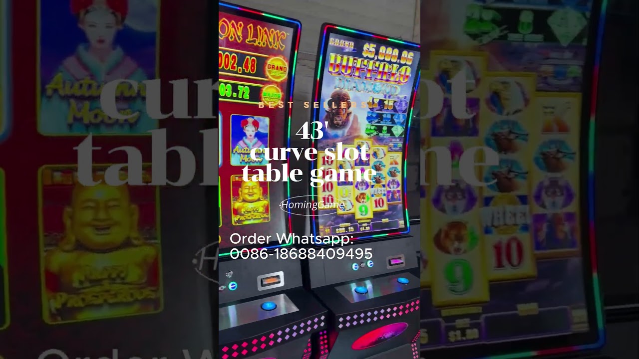 Factory Direct Price Supply Skill Vertical 43 Inch Slot Table Gaming Machine By HomingGame 