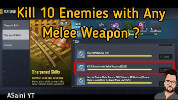 Kill 10 Enemies with any Melee Weapon | Sharpened Skills Missions S-6 | Call of Duty: Mobile