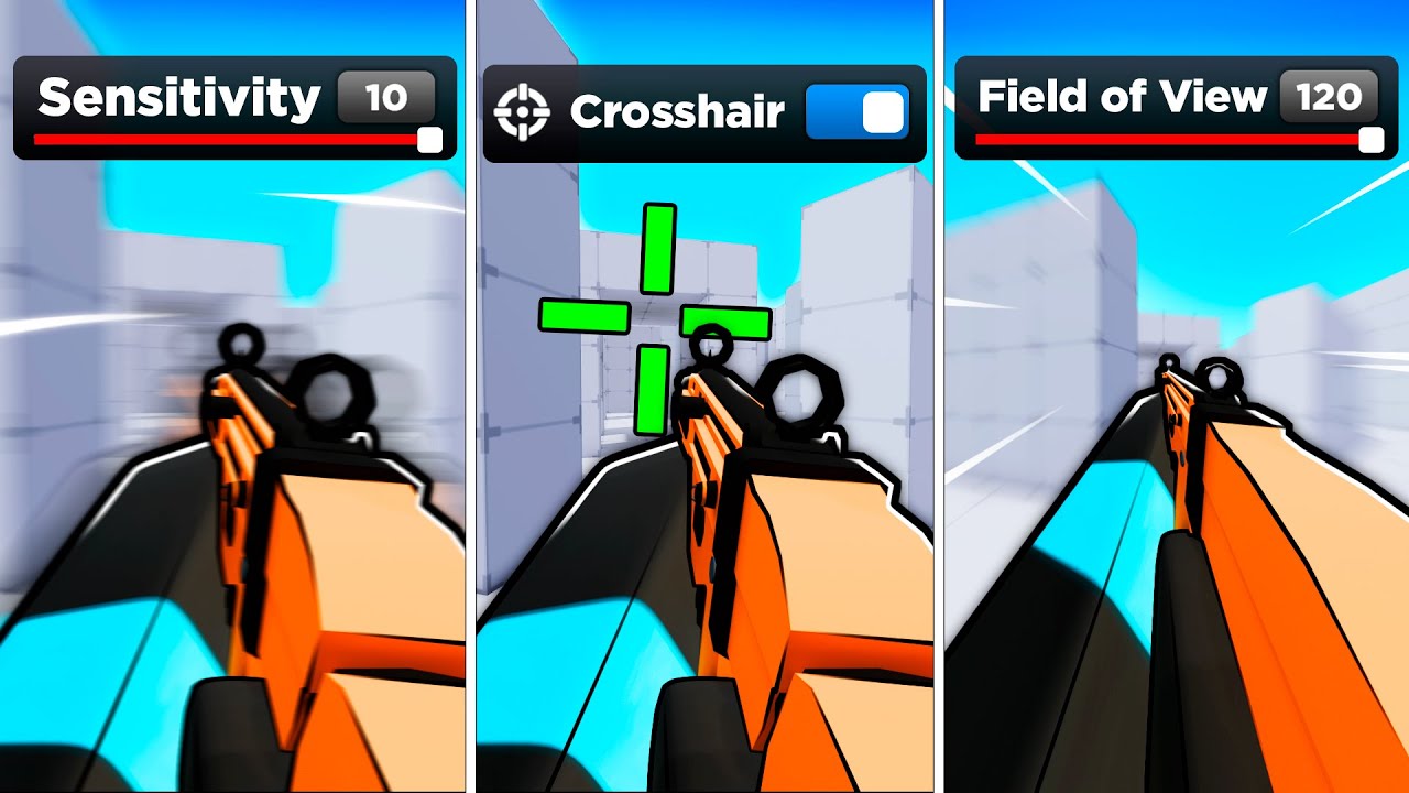 Roblox Rivals, But my SETTINGS are RANDOM..