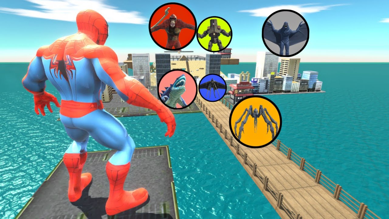 SPIDER KONG RESCUE SPIDERMAN FROM SKAR KING - ARBS