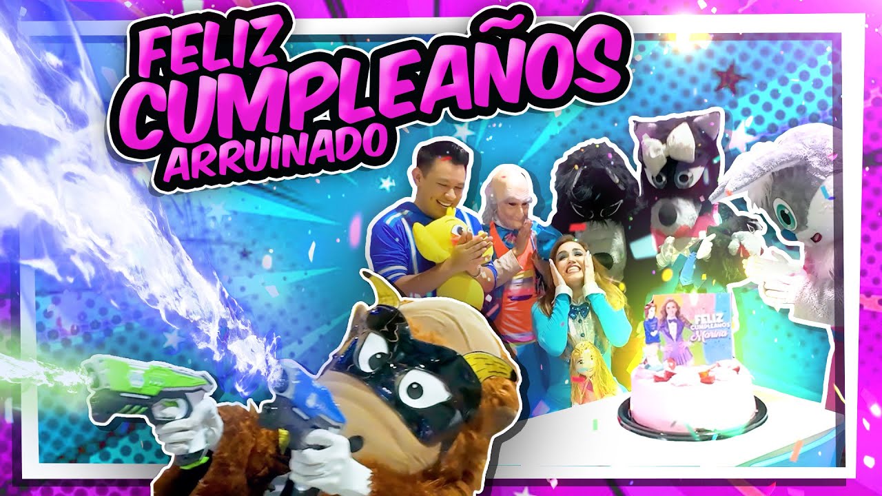 Festejando el Cumpleaños de MARINA - El Malvado Capitán Banana ARRUINÓ la fiesta de Cumpleaños