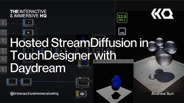 Hosted StreamDiffusion in TouchDesigner with Daydream