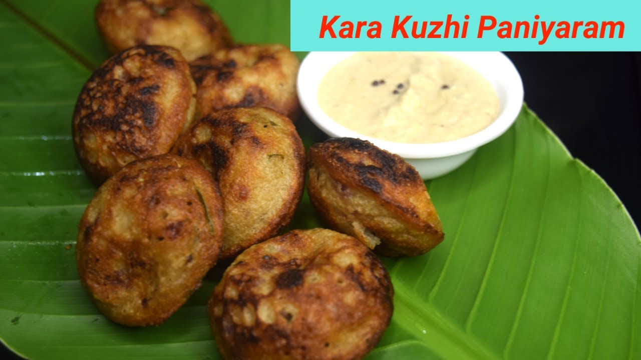 Kara Kuzhi Paniyaram Millet paniyaram Chettinad Kuli paniyaram Millet kuzhi paniyaram