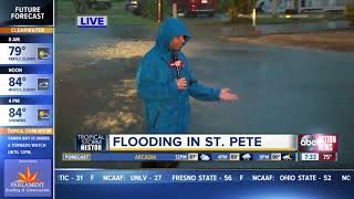 Tropical Storm Nestor causes flooding in St. Pete's Shore Acres screenshot 5
