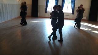 Lova Stribén Dansar Fox Med Kristin På Kurs I Karlstad