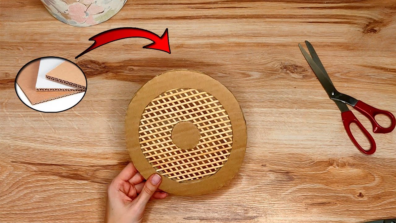 DIY / I MADE A BEAUTIFUL ORGANIZER FROM CARDBOARD! BEST IDEA FROM WASTE ...