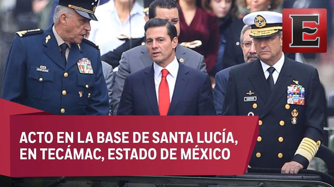 Peña Nieto reconoce labor de Fuerza Aérea Mexicana - YouTube