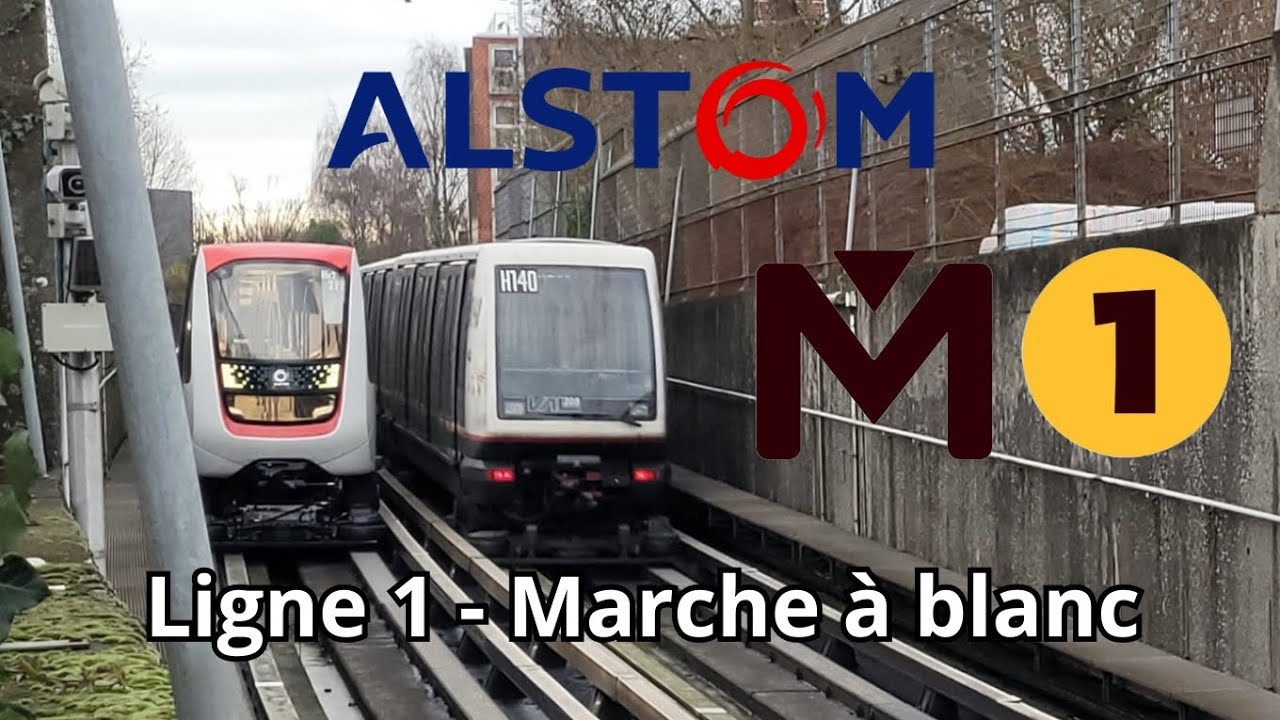 [ALSTOM] Dernières marches à blanc avant le jour J - Essais ligne 1