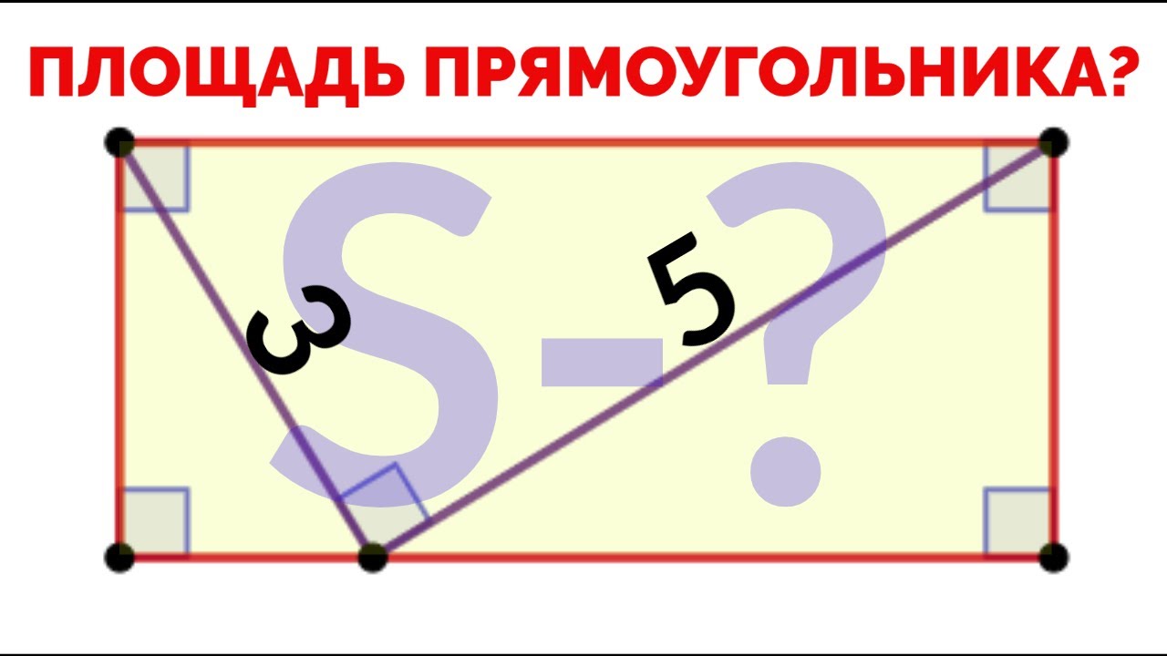 узнать площадь прямоугольника