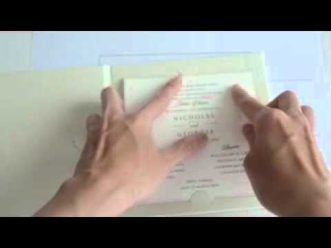 Kanna Hardcover Vintage Lace Invitation Tutorial Part 2 You