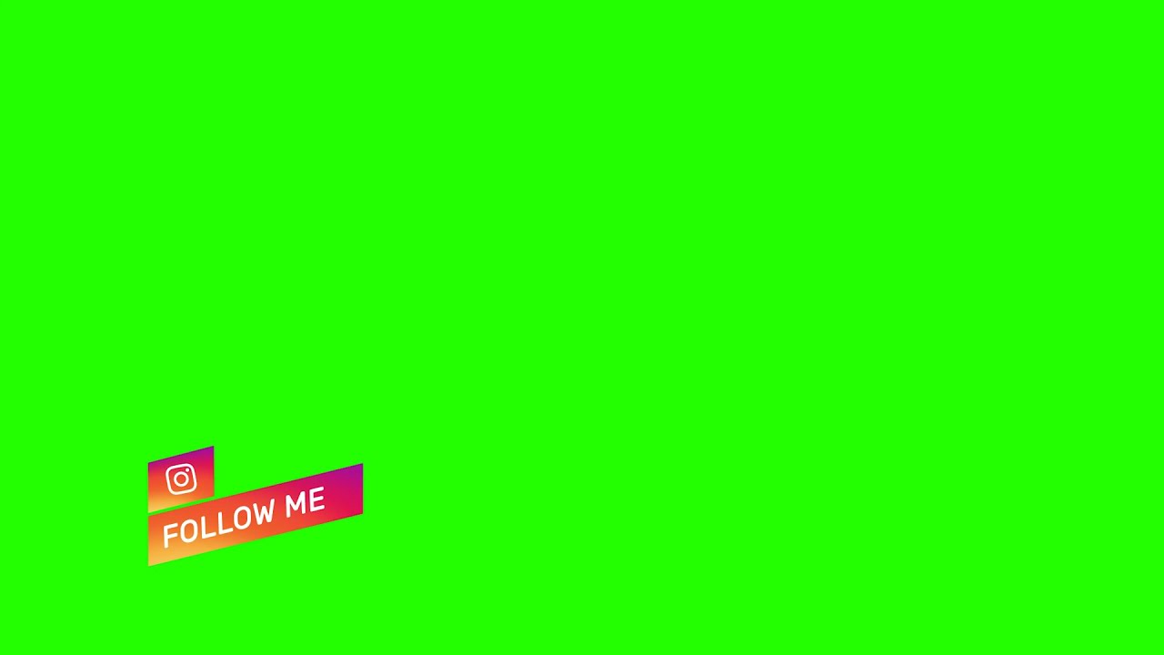Free Green Screen Social Media Lower Third With After Effects Template 