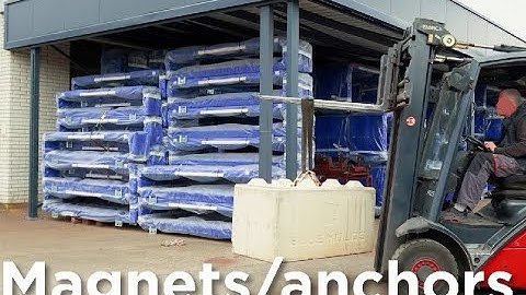 Blue Molds®: How to use magnets&anchors lifting system for stackable concrete blocks