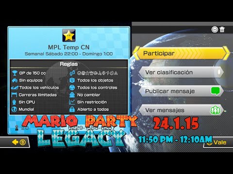 yoshinori ohsumi Mario Kart 8 | Mario Party Legacy CN 24.1.15 (23:50→0:10 / 11:50pm→12:10am)